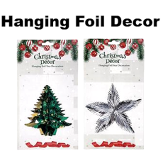 Christmas Decor - Foil Tree or Star